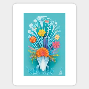 Flowers in  vase Sticker